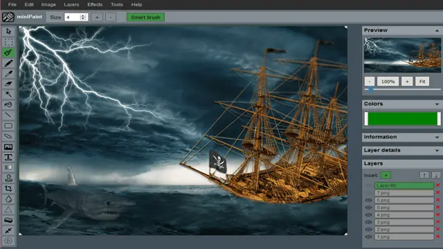Mini Paint template preview