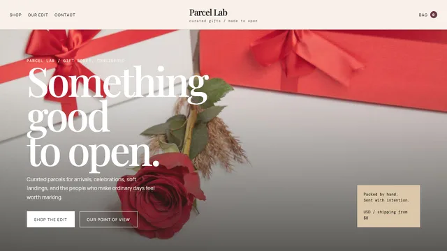 Parcel Lab template preview