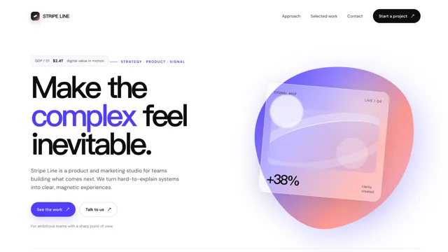 Stripe Line template preview