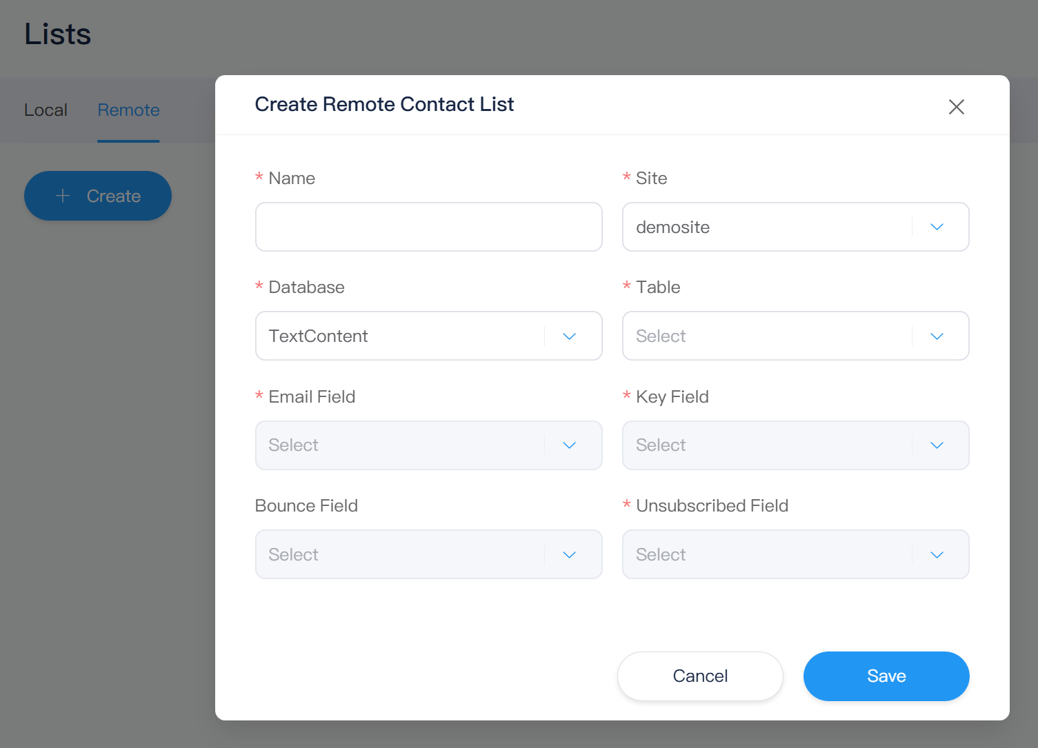 Data source configuration in Kooboo\